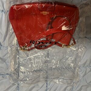 Red Leather Women's Bag coach